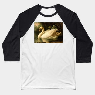 Vintage Swan Baseball T-Shirt